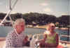 Mom and Sarah enjoy the sun, July 2000 Trip